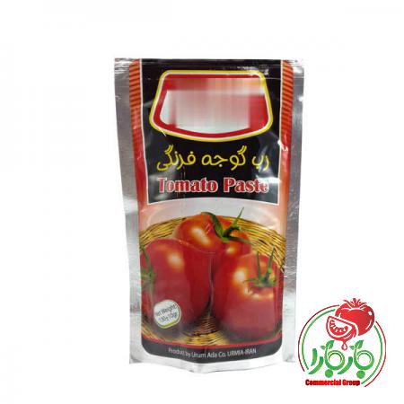 صادرات رب گوجه فرنگی پاکتی