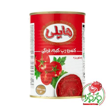 مشخصات رب گوجه فرنگی