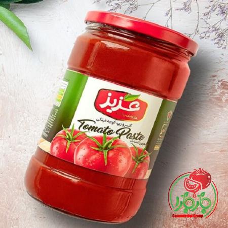 قیمت خرید رب گوجه فرنگی عزیز + آموزش